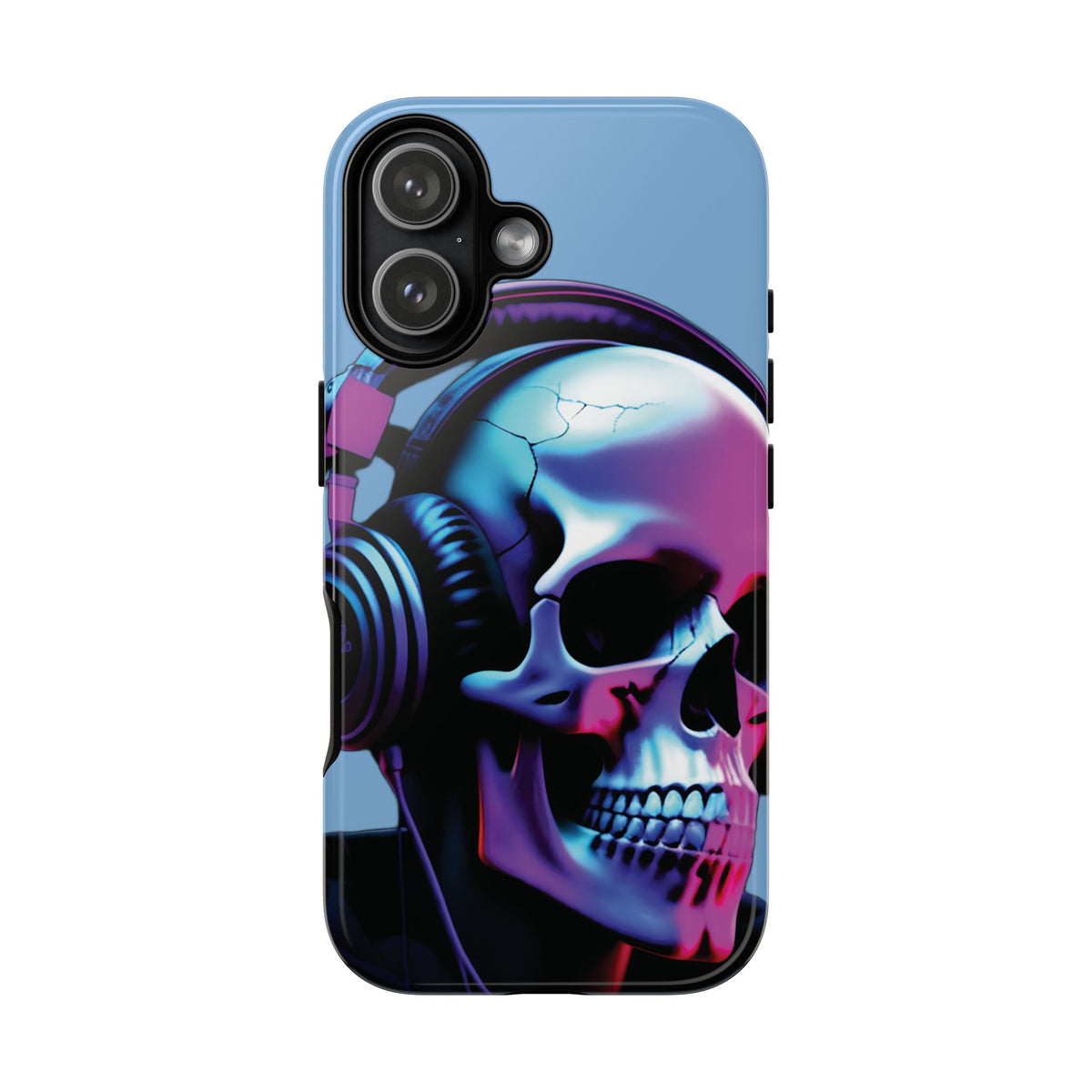 Husă Iphone 17 NEON SKULL