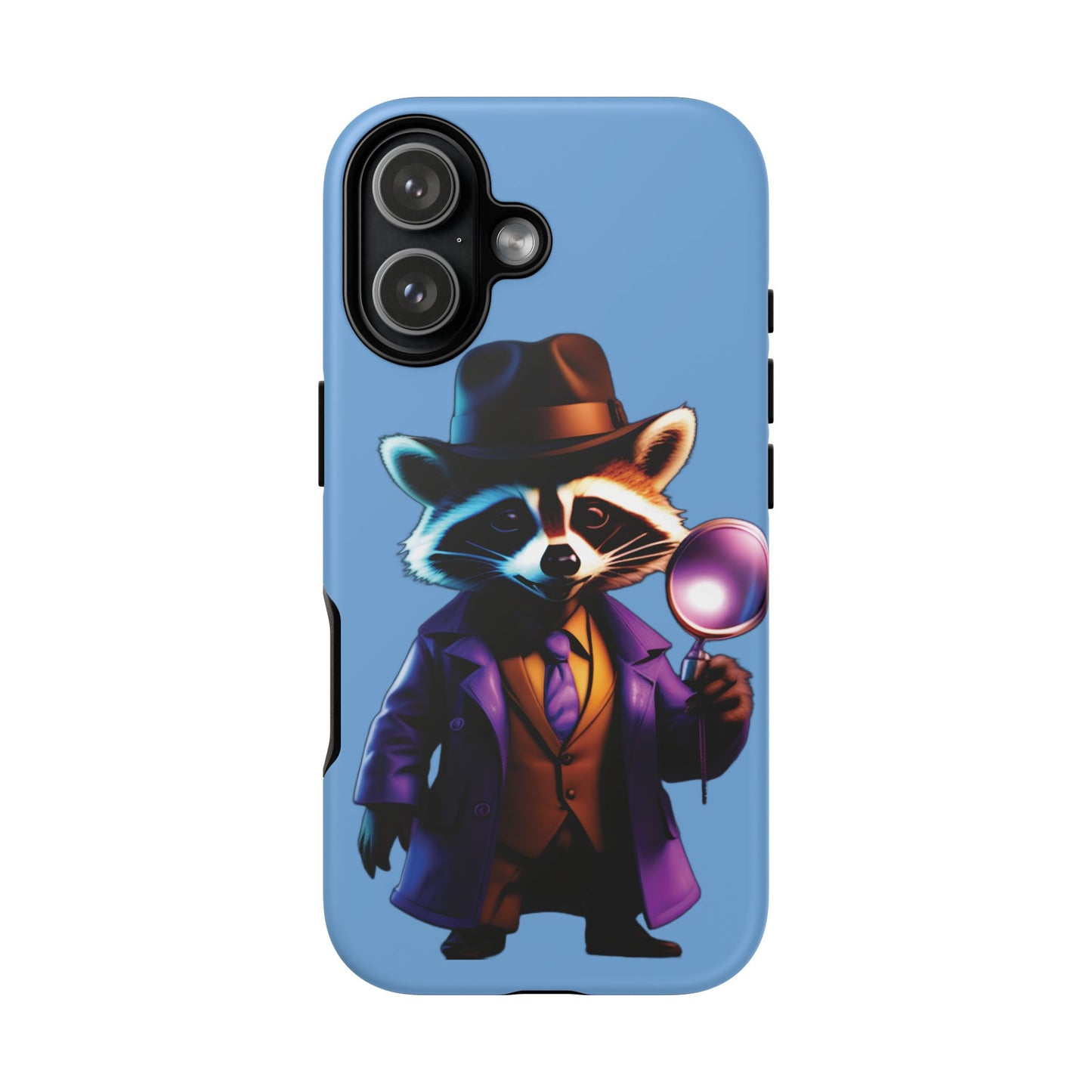 Husă Iphone 17 DETECTIVE RACCOON Mat