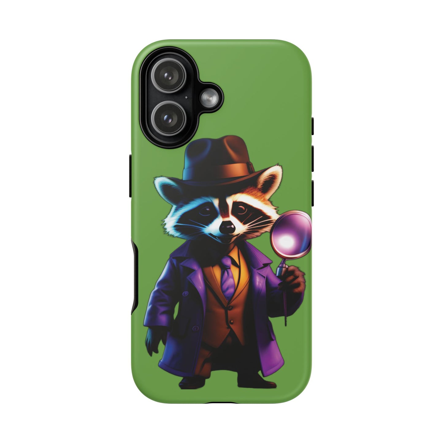 Husă Iphone 17 DETECTIVE RACCOON Mat