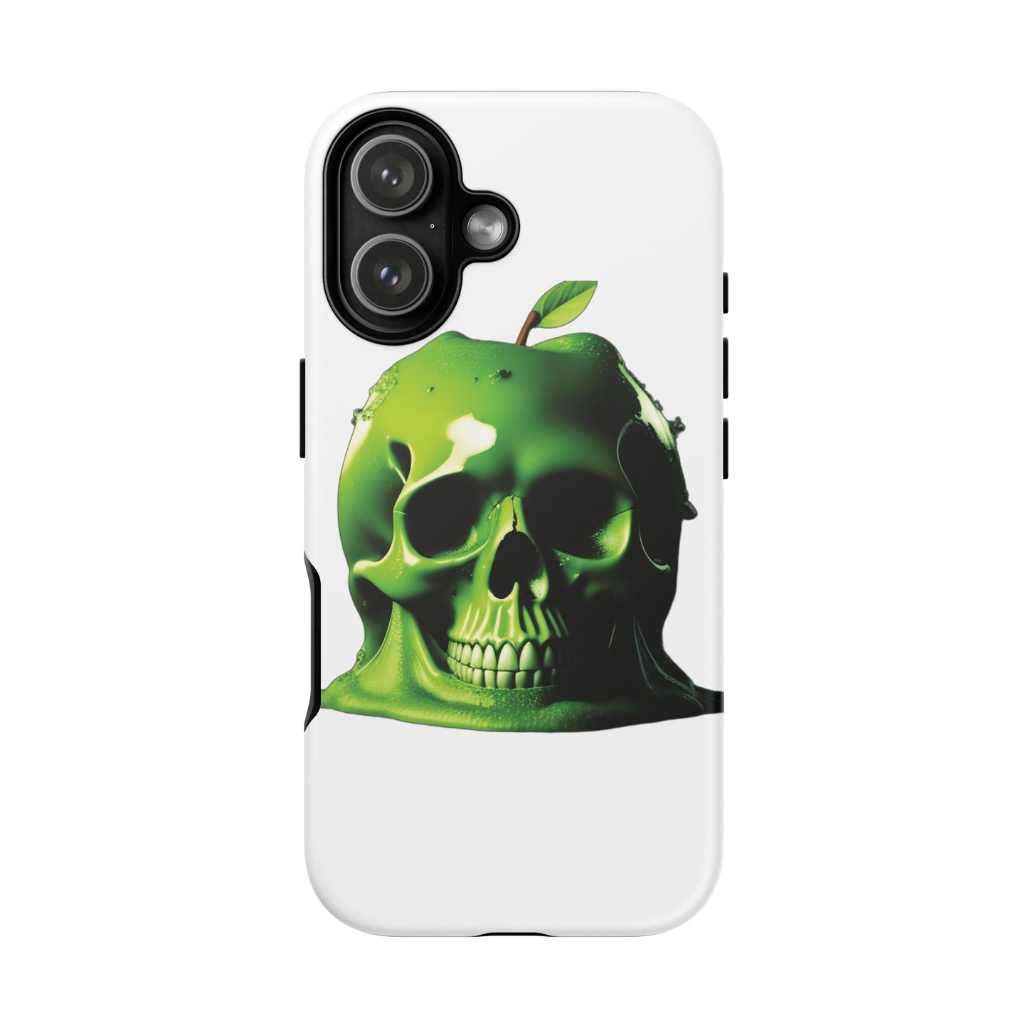 Husă Iphone 17 GREEN SKULL Mat