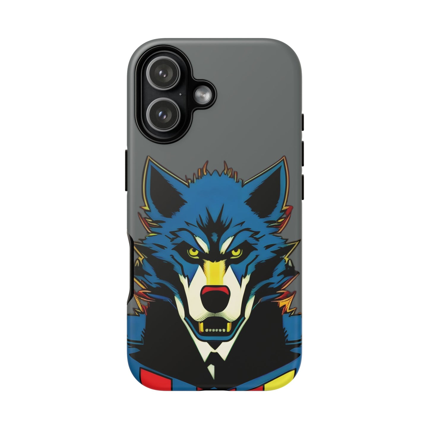 Husă Iphone 17 CARTOON WOLF Mat