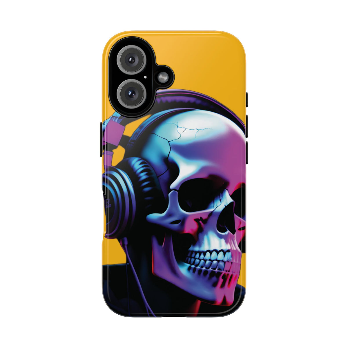 Husă Iphone 16 NEON SKULL