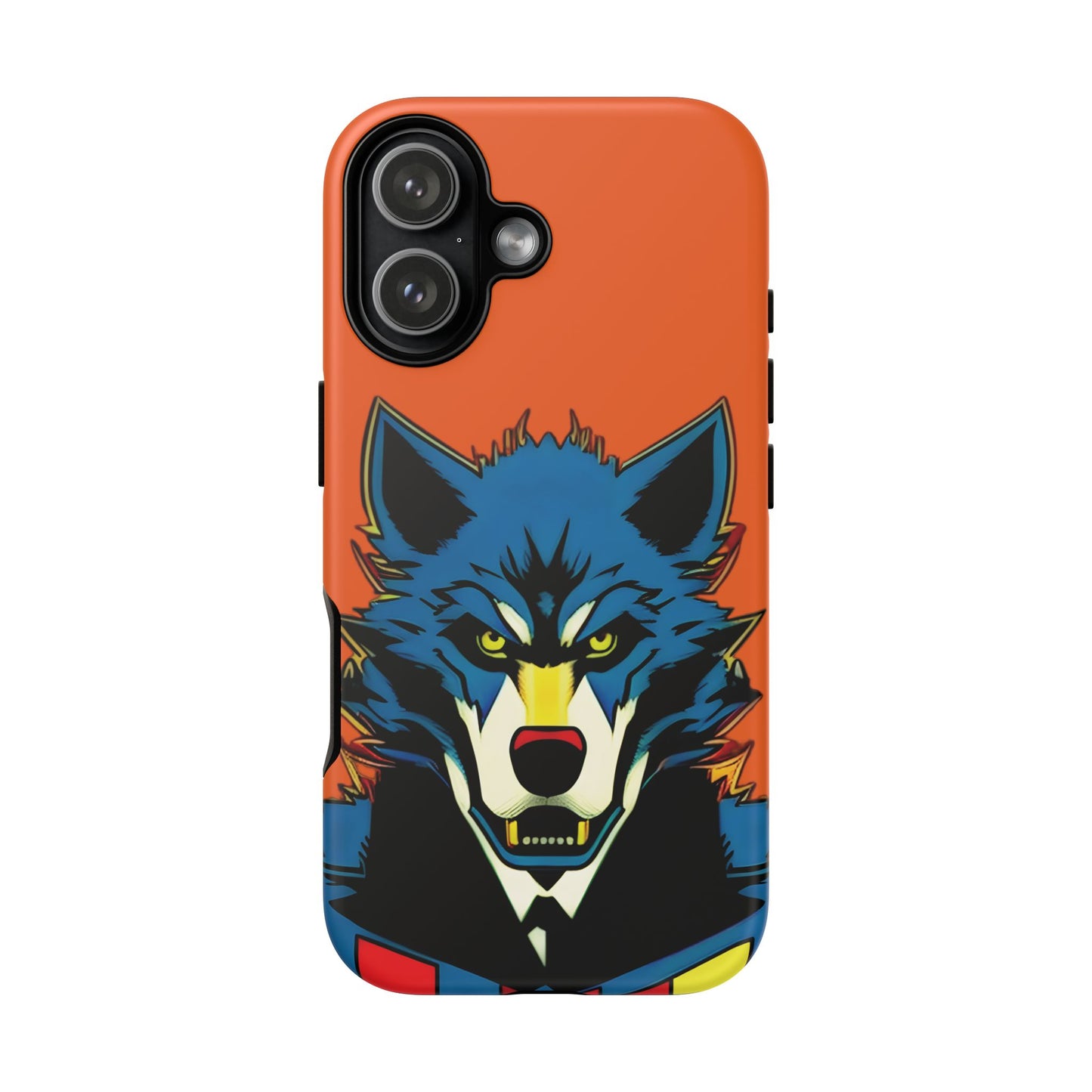 Husă Iphone 17 CARTOON WOLF Mat