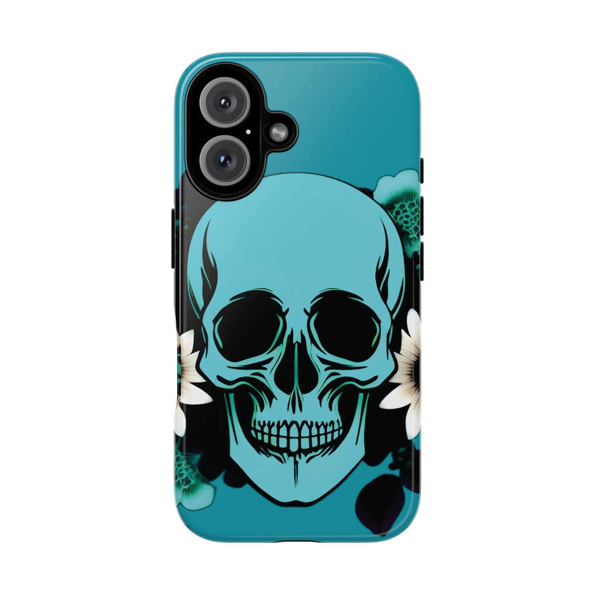 Husă Iphone 16 FLOWER SKULL