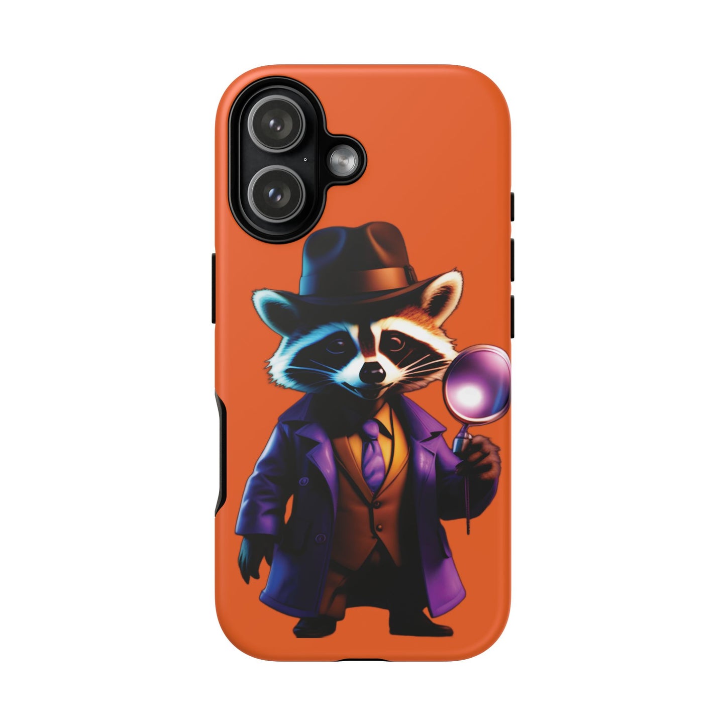 Husă Iphone 17 DETECTIVE RACCOON Mat