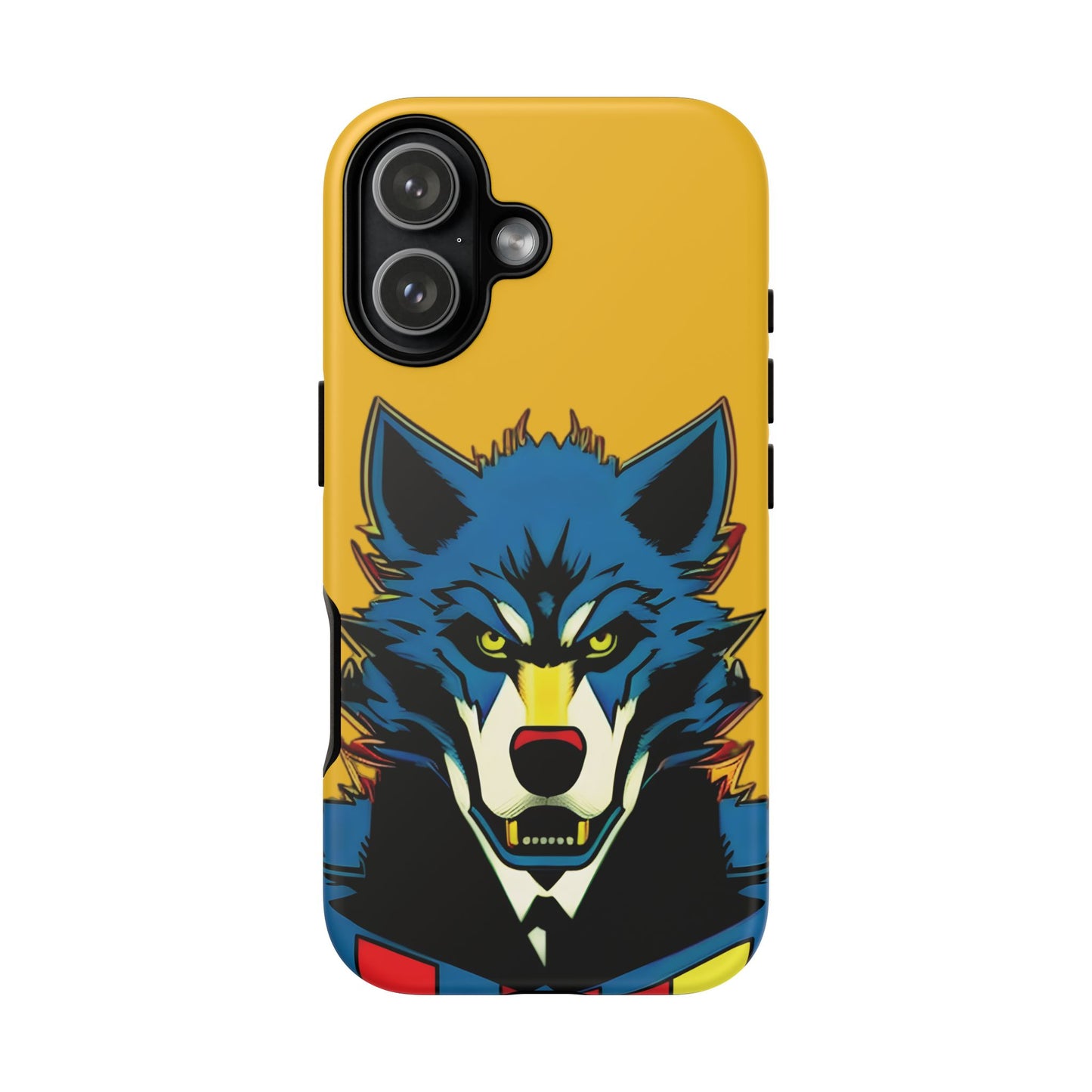 Husă Iphone 17 CARTOON WOLF Mat