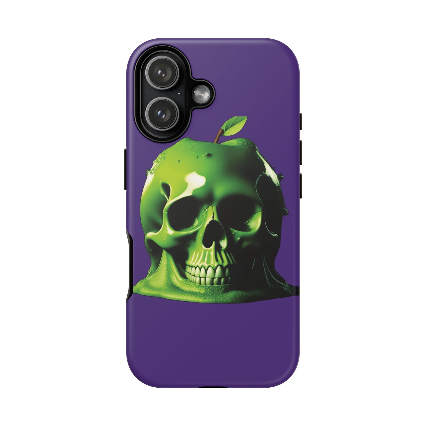 Husă Iphone 17 GREEN SKULL Mat