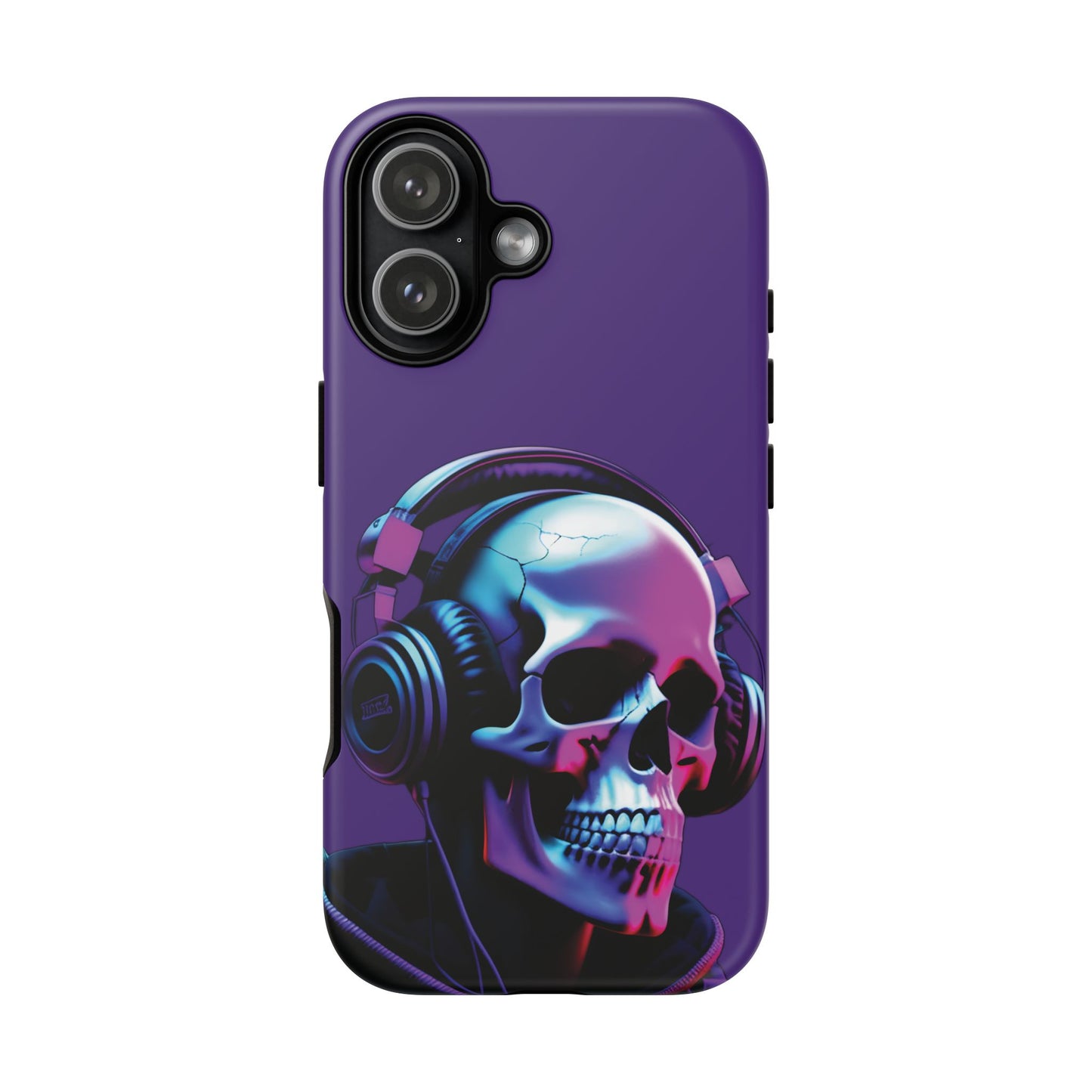 Husă Iphone 17 NEON SKULL Mat