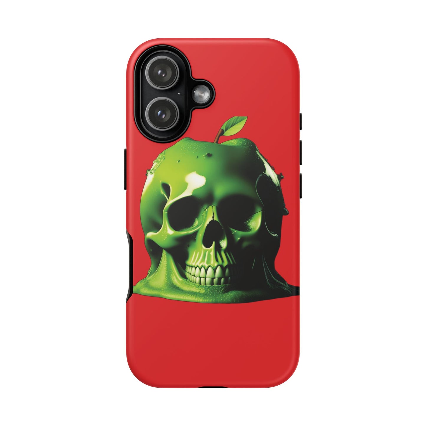 Husă Iphone 17 GREEN SKULL Mat
