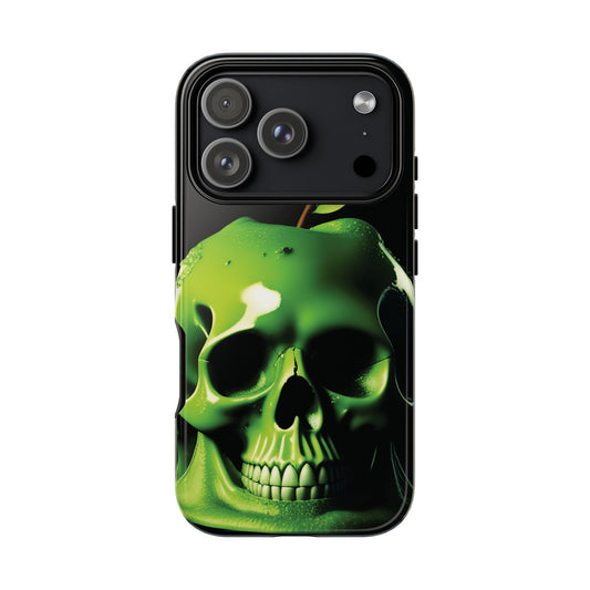 Husă Iphone 17 Pro GREEN SKULL