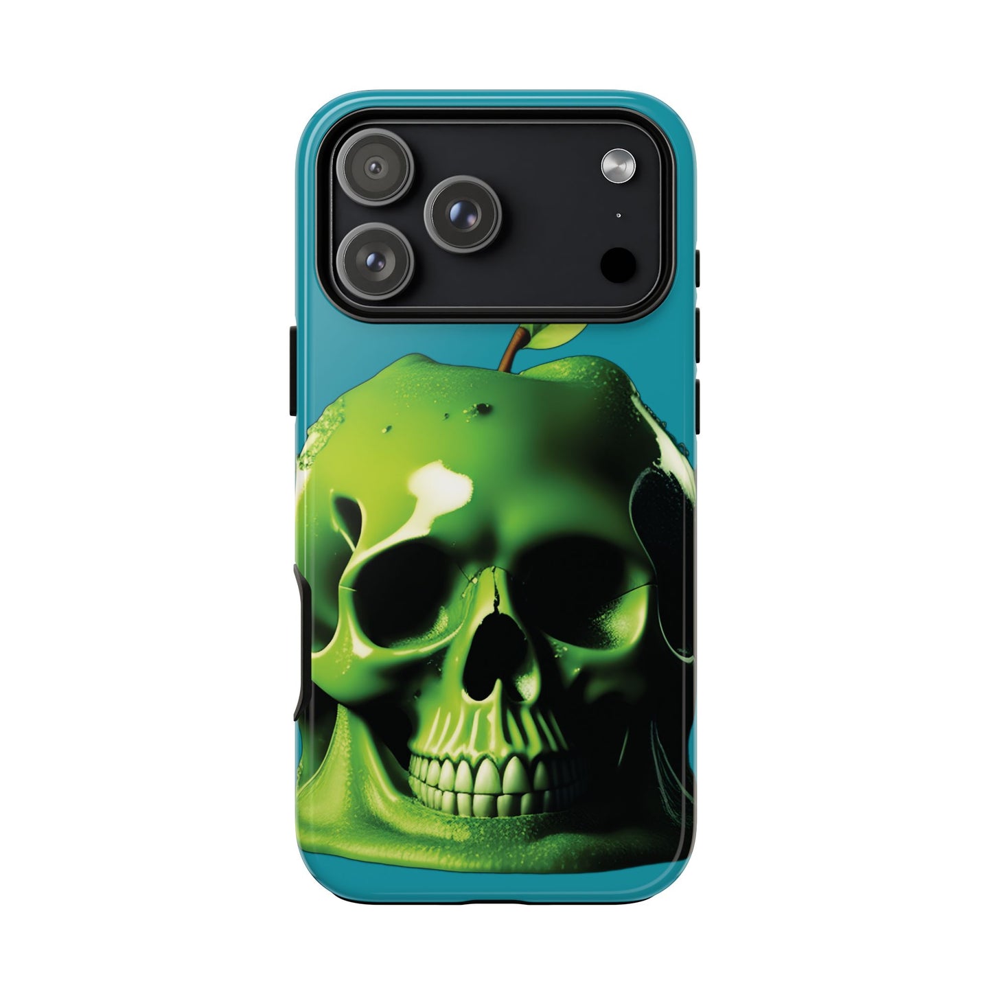 Husă Iphone 17 Pro Max GREEN SKULL