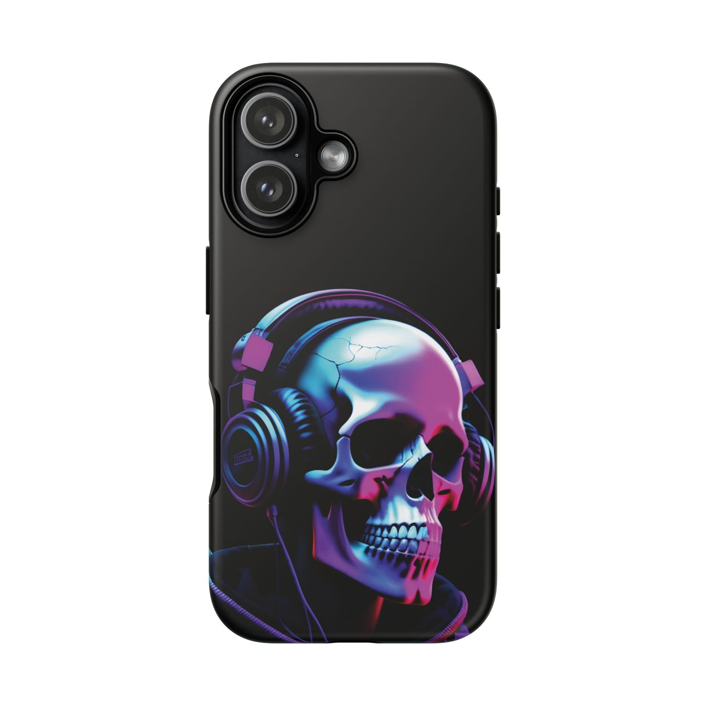 Husă Iphone 17 NEON SKULL Mat