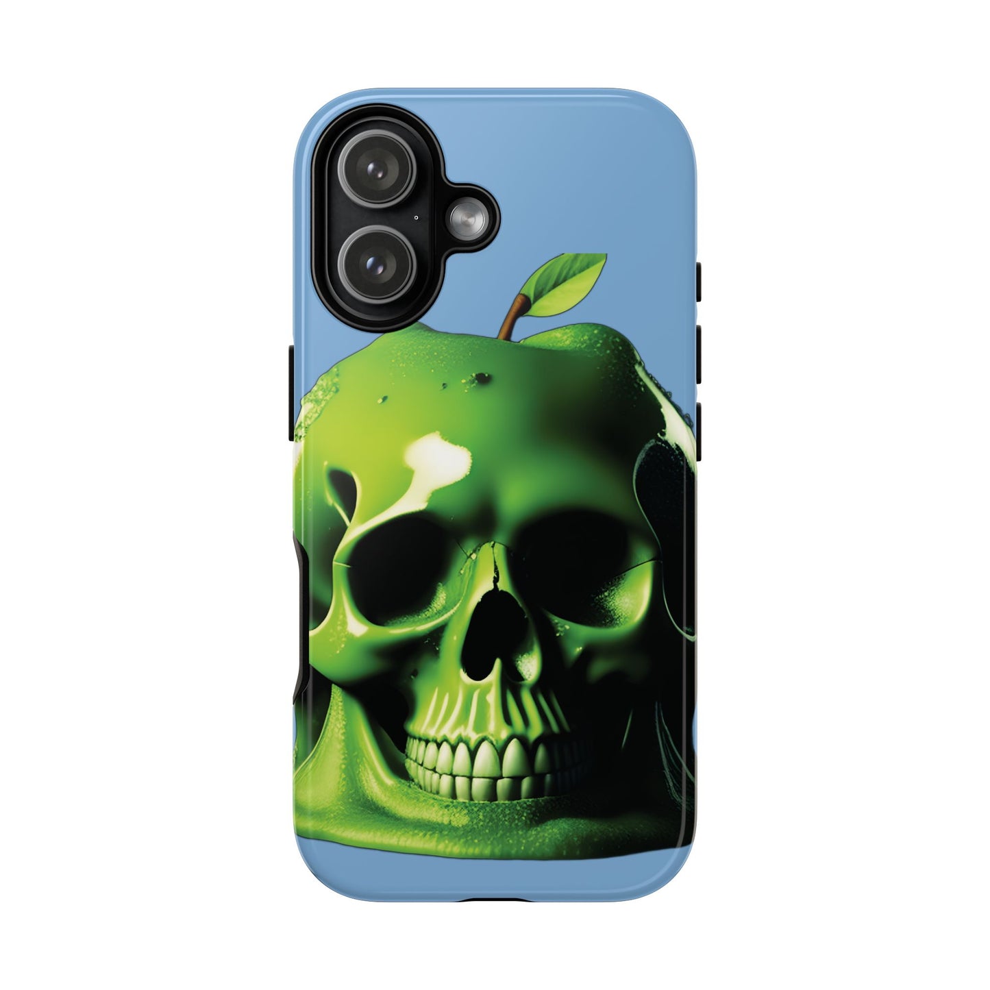 Husă Iphone 17 GREEN SKULL