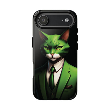 Husă Iphone 17 Air GREEN SUIT CAT
