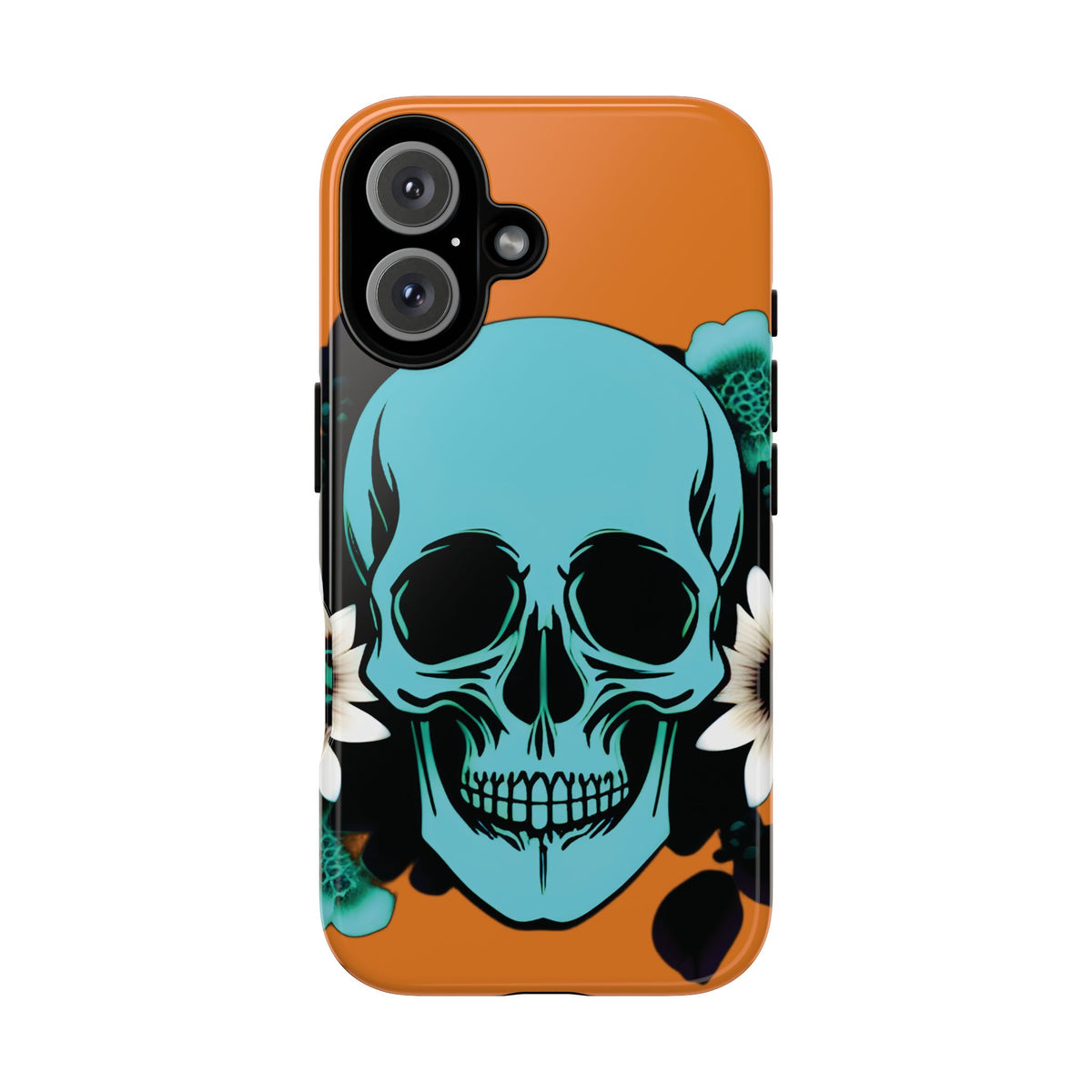 Husă Iphone 16 FLOWER SKULL