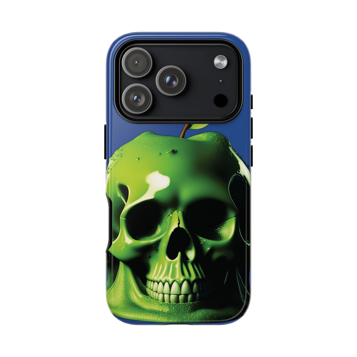 Husă Iphone 17 Pro GREEN SKULL