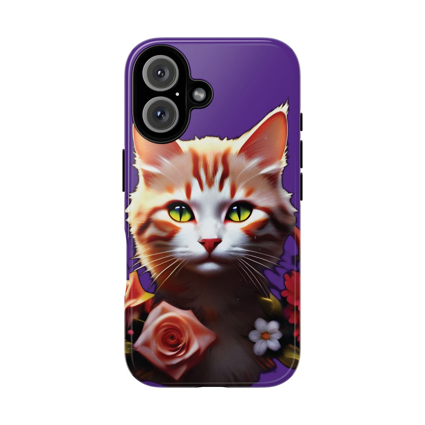 Husă Iphone 16 FLOWER CAT