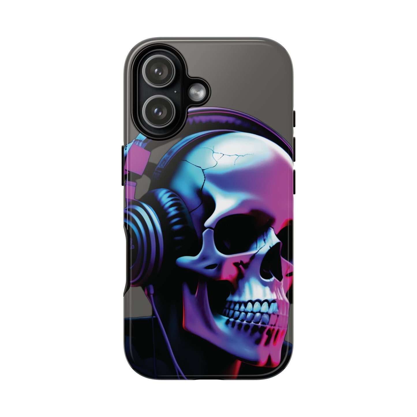 Husă Iphone 17 NEON SKULL