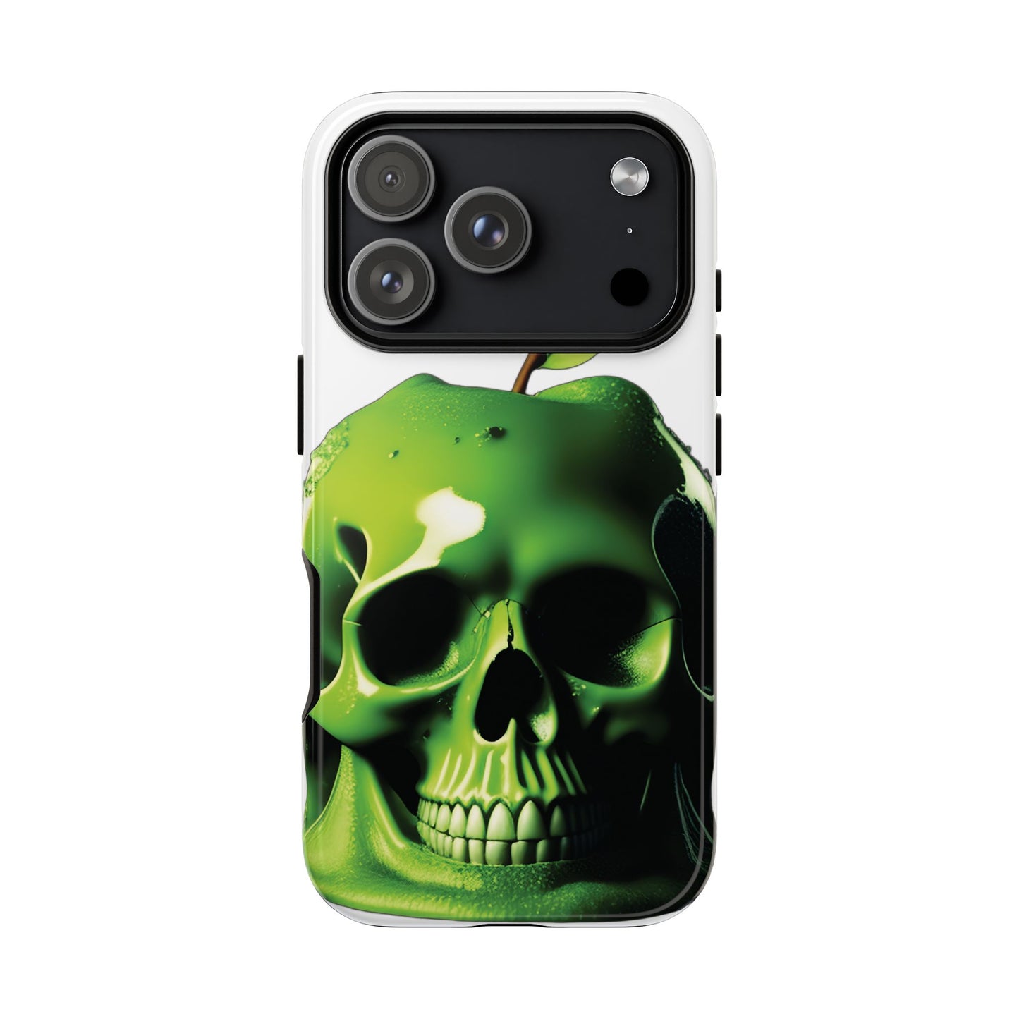 Husă Iphone 17 Pro GREEN SKULL