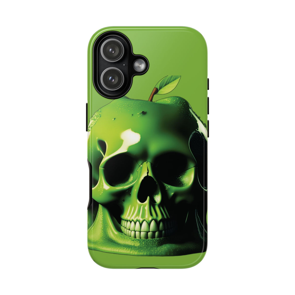 Husă Iphone 17 GREEN SKULL