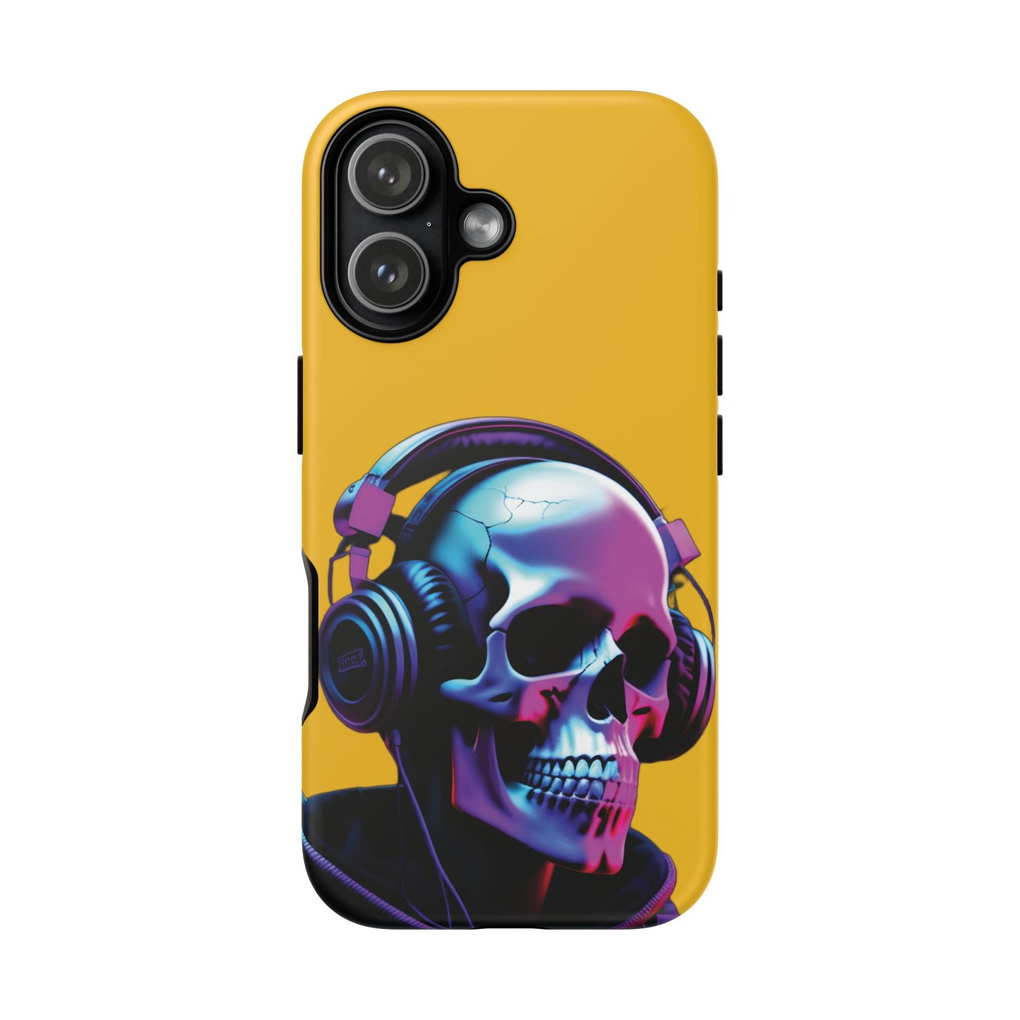 Husă Iphone 17 NEON SKULL Mat