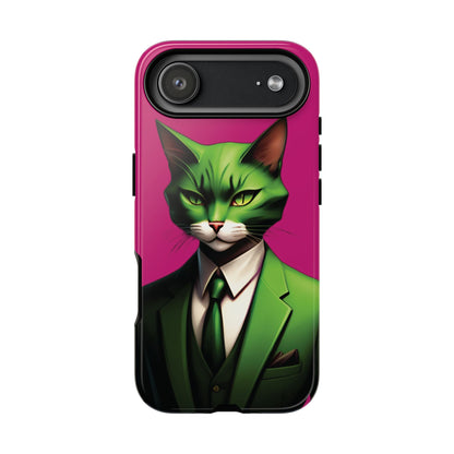 Husă Iphone 17 Air GREEN SUIT CAT