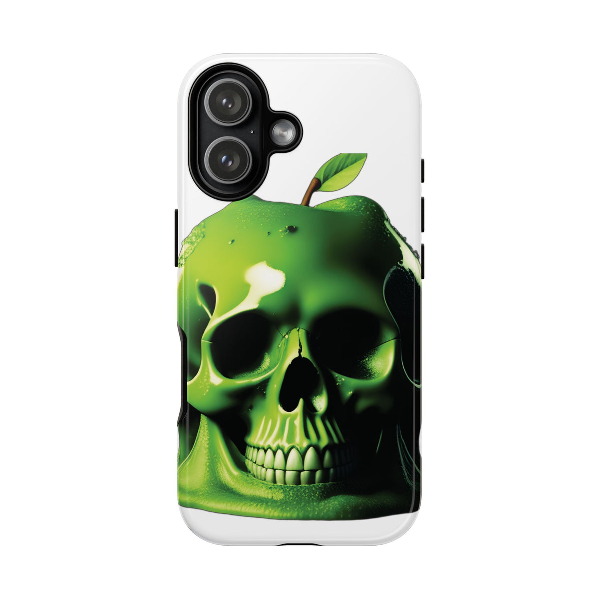 Husă Iphone 17 GREEN SKULL