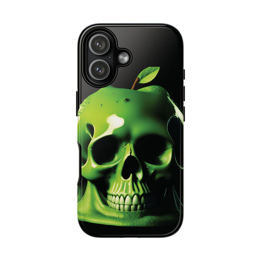 Husă Iphone 17 GREEN SKULL